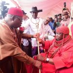 Oborevwori Presents Staff Of Office To Akpomudje