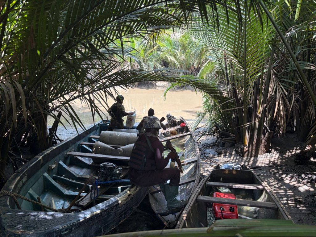Navy Destroys Militants’ Enclave At Dayspring Island In Cross River State