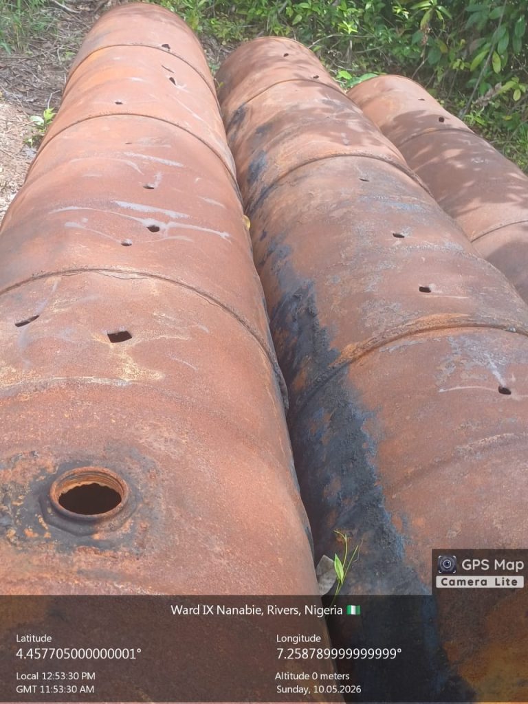 Nigerian Navy Component Of Operation Delta Sentinel Prevents Reopening Of Illegal Refining Sites In Bonny