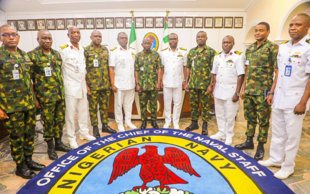 Hydrographer Of The Federation Pays Courtesy Visit To Chief of Naval Staff