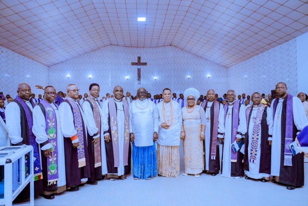 Oborevwori Condoles Bishop Aruakpor Over Mother’s Passing, Says She Lived A Fulfilled Life