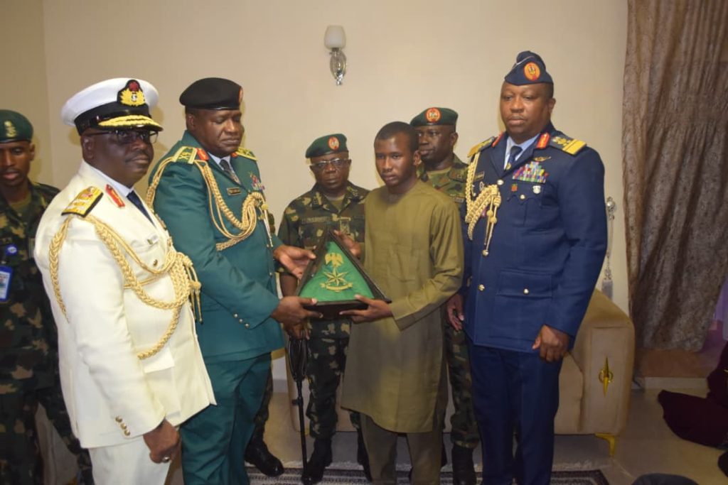 DHQ Delegation Consoles Family Of Late Retired General Rabe Abubakar, Katsina State Government Over The Death Of The Senior Officer