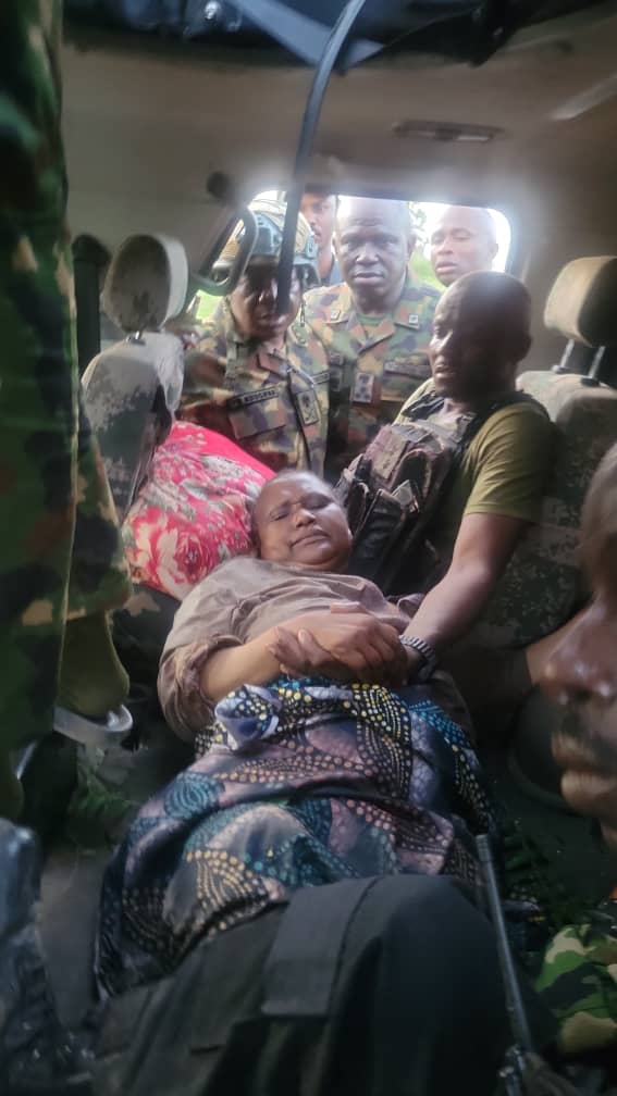 Troops Rescue Wife Of Late Major General Rabe Abubakar, Former Director Defence Information From Bandits