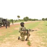 Troops Recover Unexploded Ordnance During Patrol in Benue