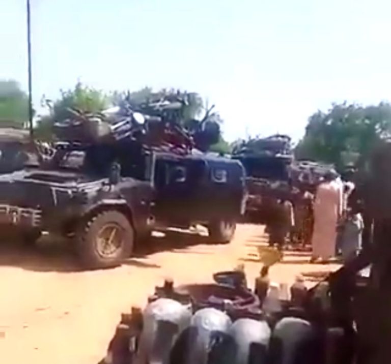 Gummi Residents Applaud Operation FANSAN YAMMA Troops As Recovered Bandits’ Motorcycles Are Offloaded At Military OPFY Headquarters