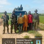 Operation Fansan Yamma Troops Rescue Three Kidnapped Farmers After Daring Escape from Terrorists in Katsina