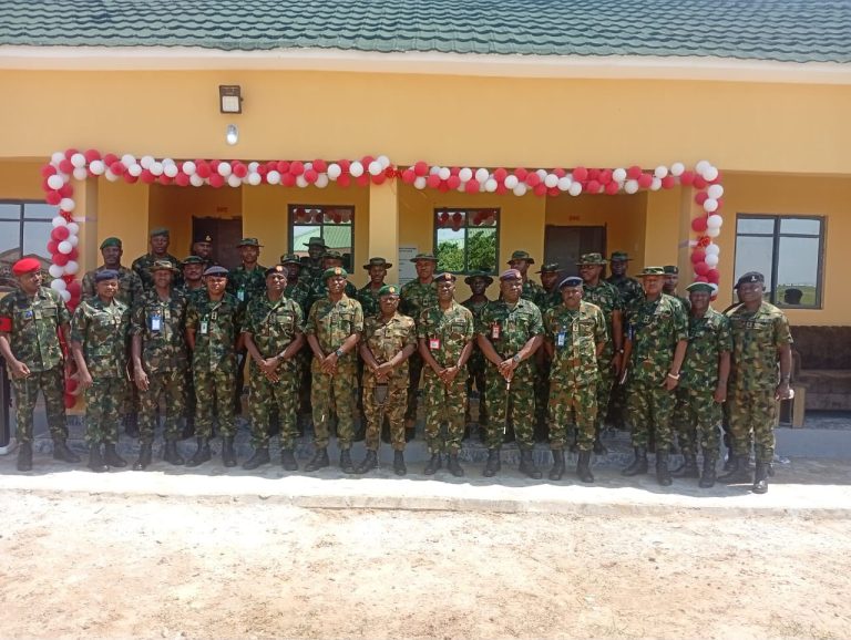 GOC 8 Division Nigerian Army Commissions 10-unit SNCO Quarters