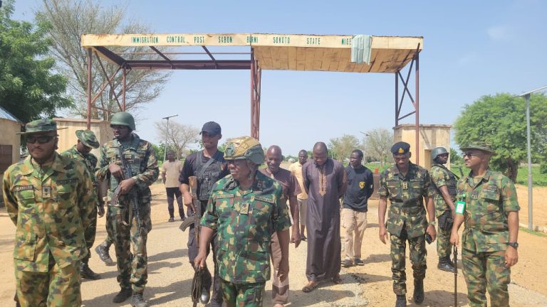 Nigerian Army Reinforces Security in Sokoto as GOC 8 Division Inspects Frontline Positions in Sabon Birni