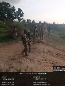 Troops Sustain Pressure on Terrorists with Clearance Patrol Under Operation Desert Sanity V