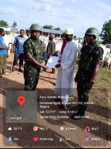 Operation FANSAN YAMMA Troops Recover 147 Rustled Livestock, Motorcycles in Sokoto